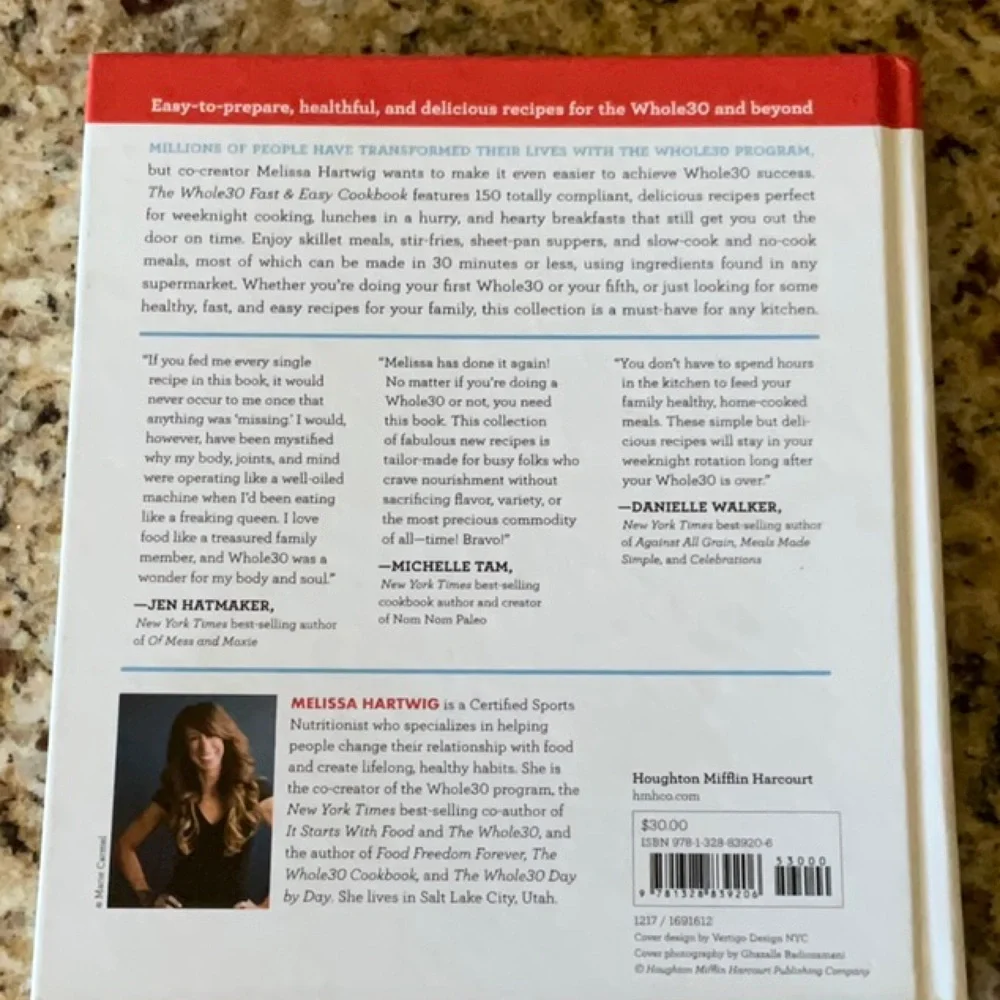 Two Whole 30 Cookbooks